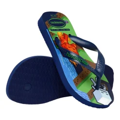 Ciabatte infradito blu da Bambino con stampa Minecraft Havaianas