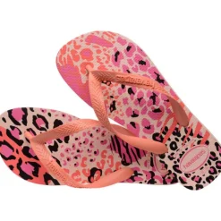 Ciabatte infradito da donna multicolore con stampa leopardata e zebrata Havaianas Top Animals
