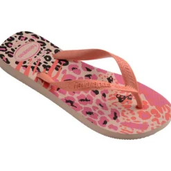 Ciabatte infradito da donna multicolore con stampa leopardata e zebrata Havaianas Top Animals