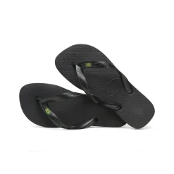 Ciabatte infradito da donna nere con bandiera brasile Havaianas Brasil