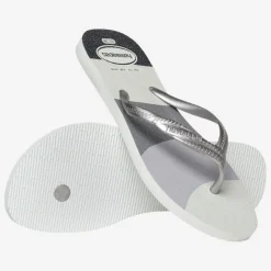 Ciabatte infradito Grigie e Argento da Donna Havaianas Fantasia Gloss