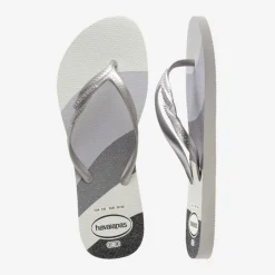 Ciabatte infradito Grigie e Argento da Donna Havaianas Fantasia Gloss