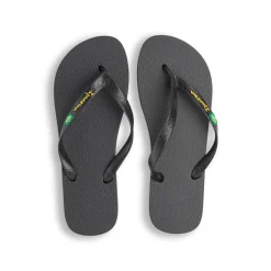 Ciabatte infradito nere da donna con bandiera brasile Ipanema Clas Brasil II