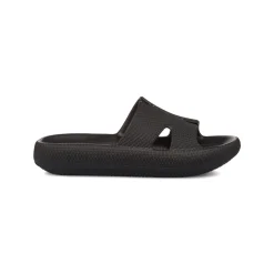 Ciabatte nere da Donna con suola platform Lora Ferres On The Beach