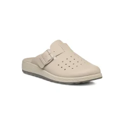 Ciabatte sanitarie beige da donna con sottopiede anti-shock Fly Flot