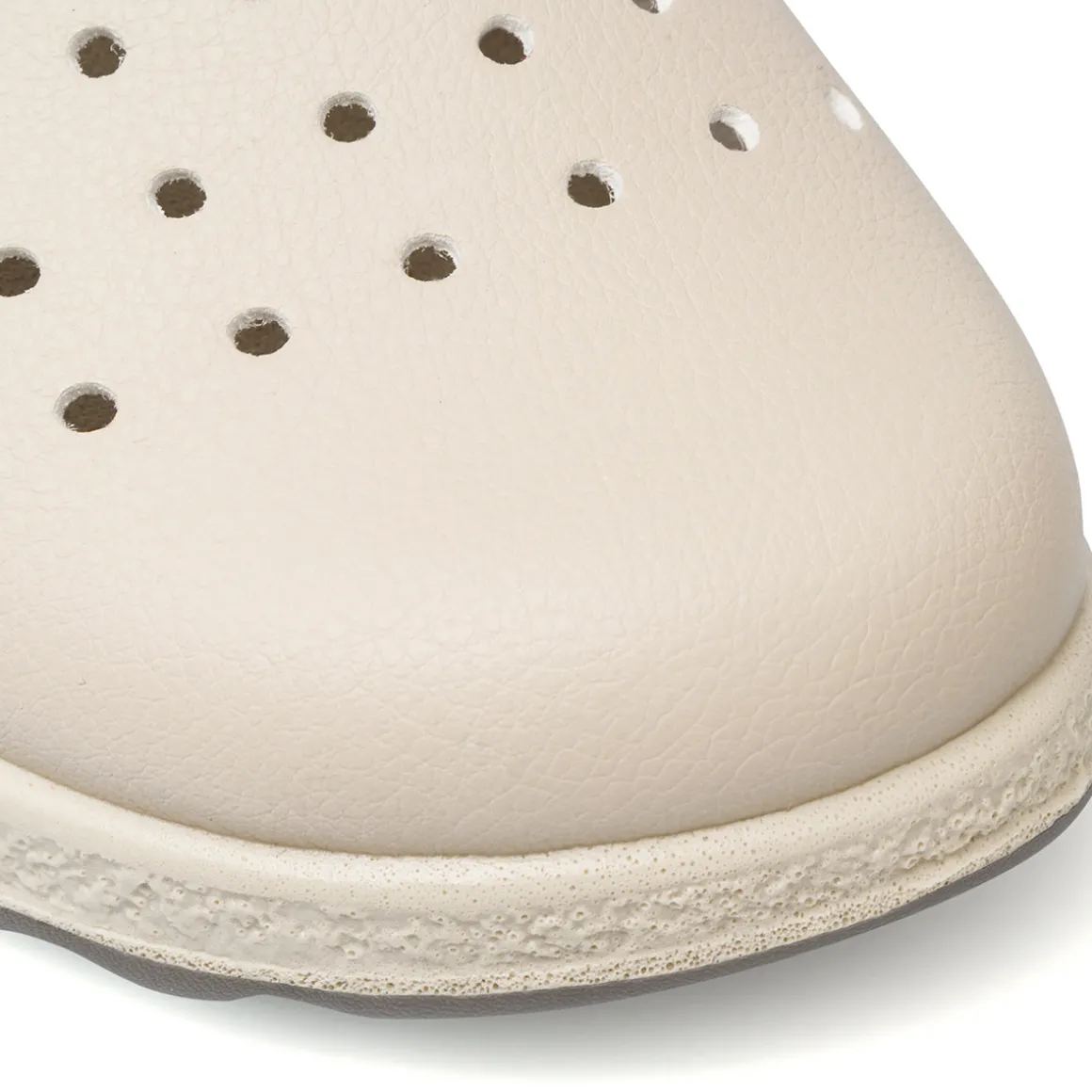 Ciabatte sanitarie beige da donna con sottopiede anti-shock Fly Flot