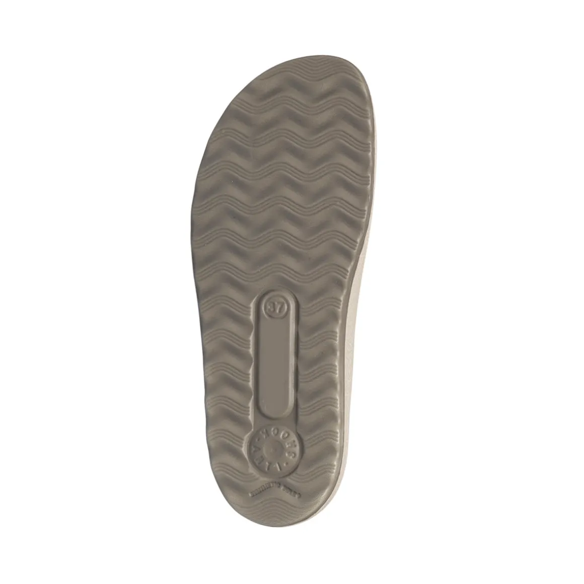 Ciabatte sanitarie beige da donna con sottopiede anti-shock Fly Flot