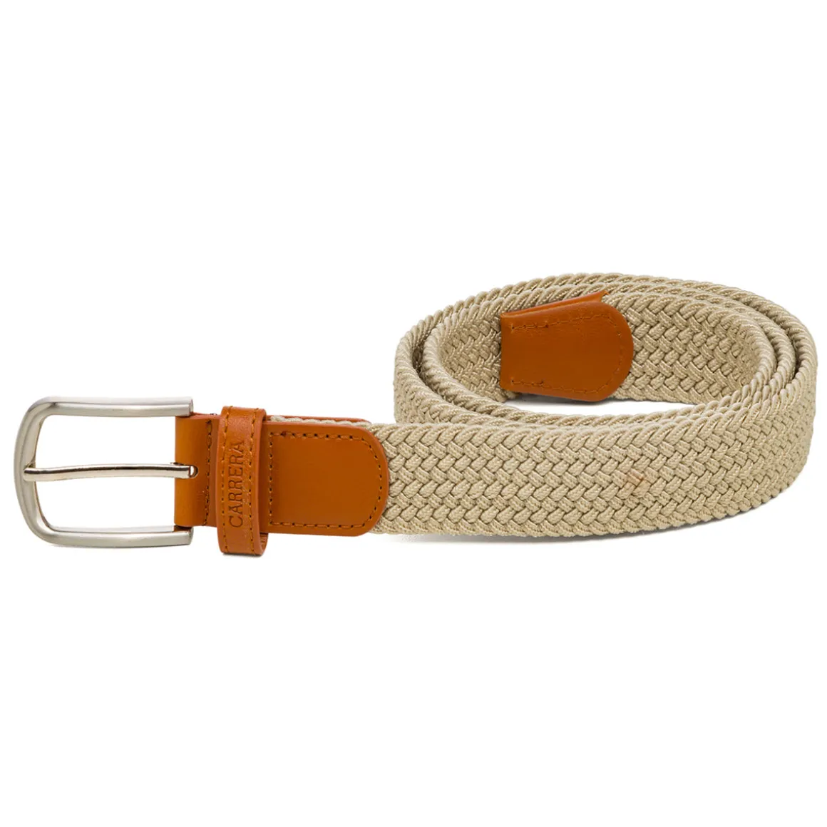 Cintura beige effetto intrecciato da uomo Carrera Jeans
