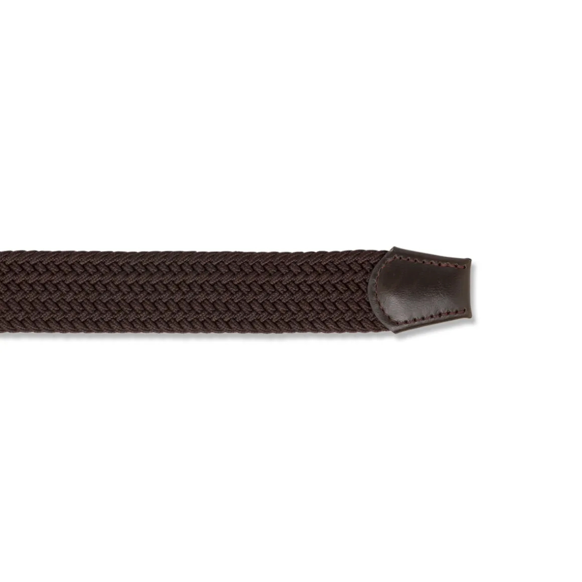 Cintura da uomo Carrera Jeans in tessuto marrone effetto intrecciato