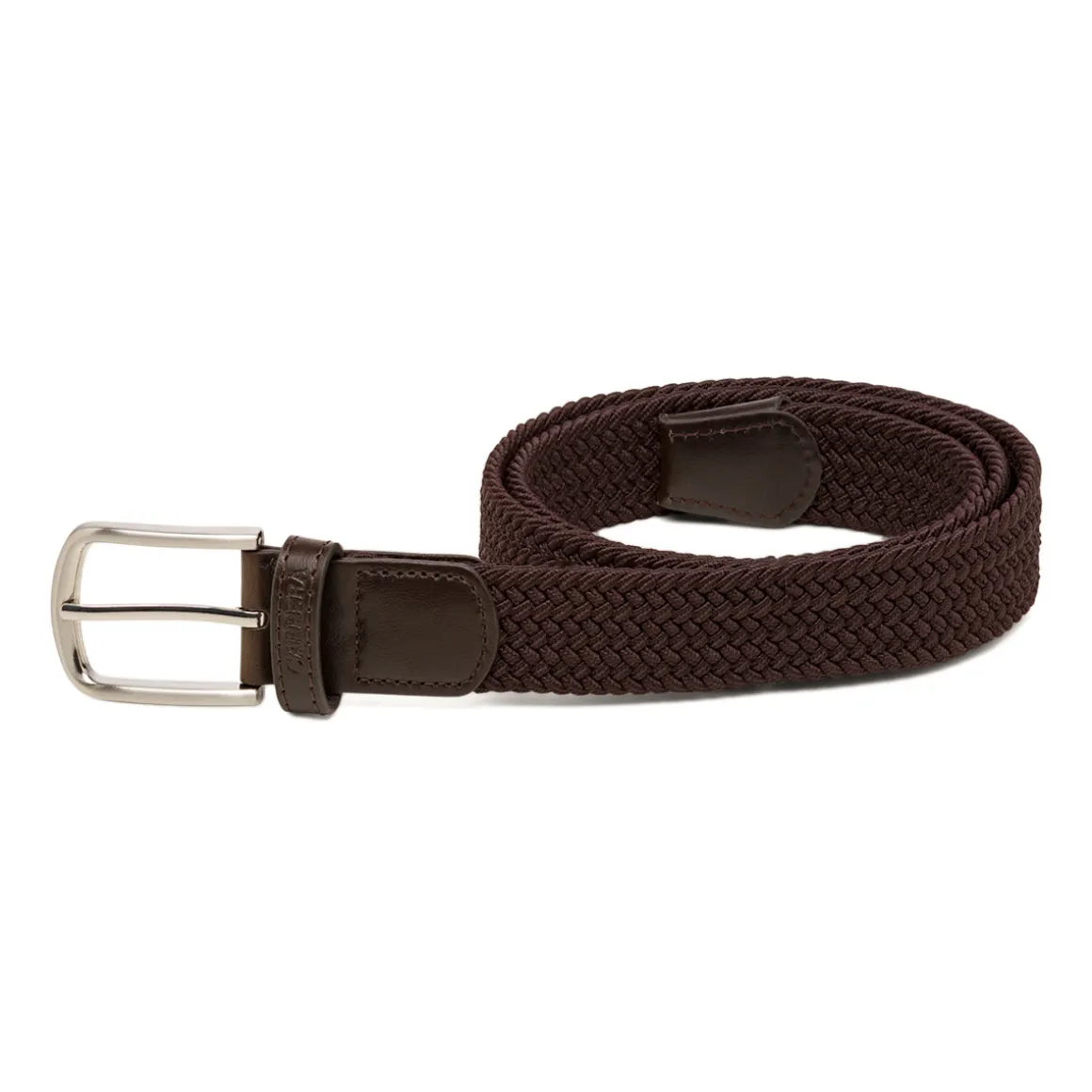 Cintura da uomo Carrera Jeans in tessuto marrone effetto intrecciato