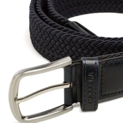 Cintura da uomo Carrera Jeans in tessuto blu effetto Intrecciato