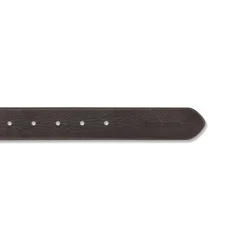Cintura da Uomo Nera in Pelle con Fibbia in Metallo Lumberjack