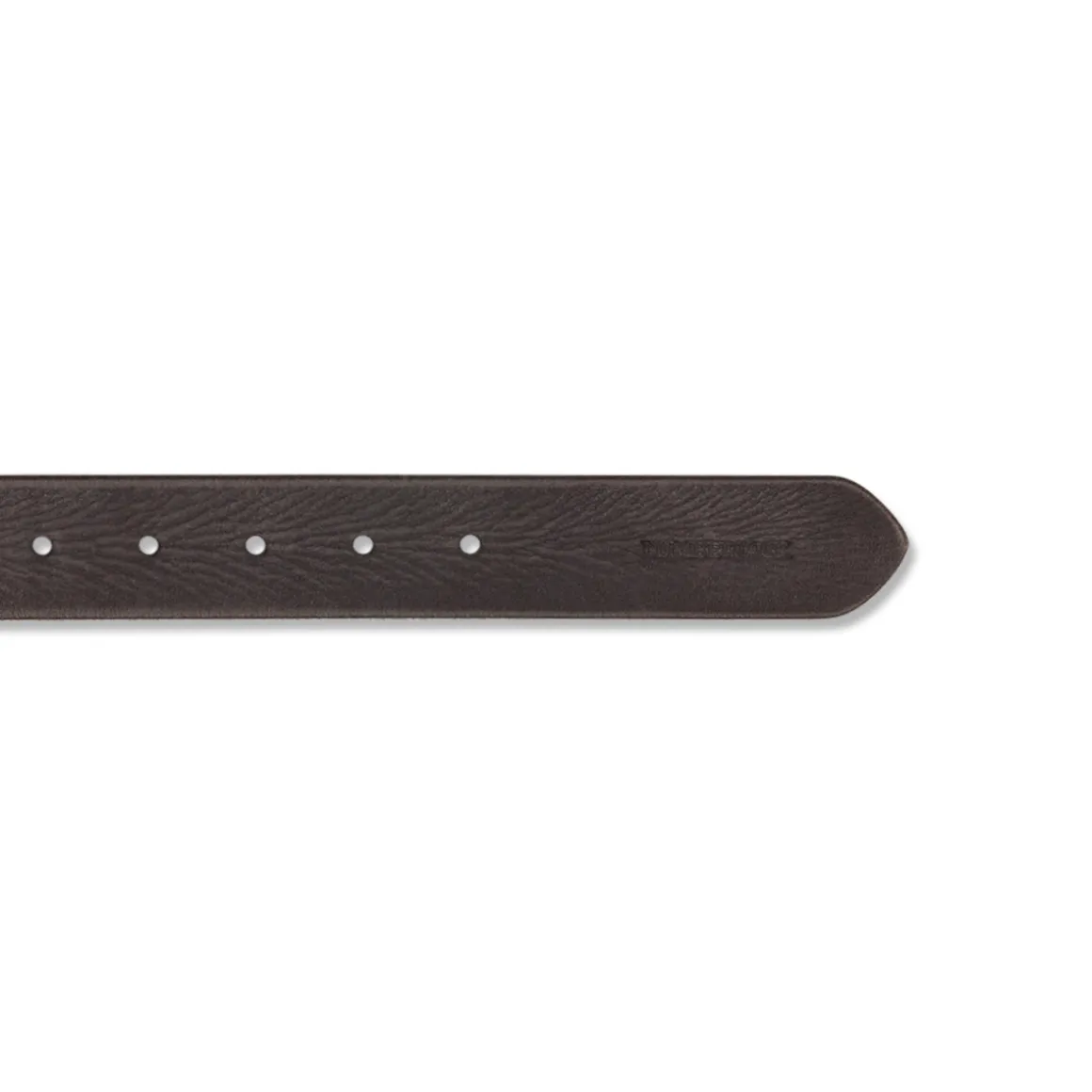 Cintura da Uomo Nera in Pelle con Fibbia in Metallo Lumberjack