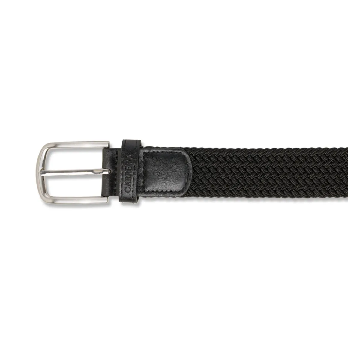 Cintura da Uomo Nera in Tessuto effetto Intrecciato Carrera Jeans