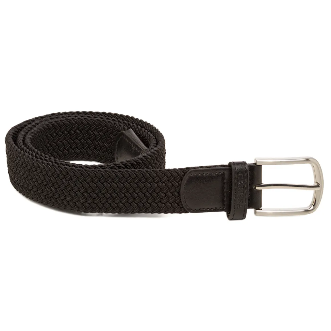 Cintura da Uomo Nera in Tessuto effetto Intrecciato Carrera Jeans