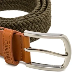 Cintura effetto Intrecciato Verde da Uomo Carrera Jeans