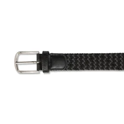 Cintura Intrecciata bicolore nero e grigio da Uomo Carrera