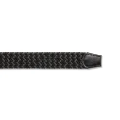 Cintura Intrecciata bicolore nero e grigio da Uomo Carrera