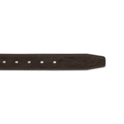Cintura marrone da Uomo in pelle con fibbia lucida Carrera Jeans