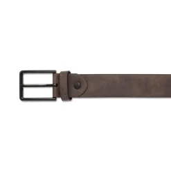 Cintura Marrone da Uomo in Pelle e Fibbia Nera Carrera Jeans