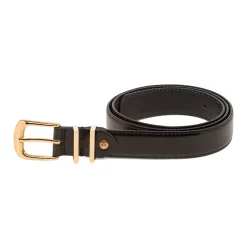 Cintura nera da donna in pelle Coconuda