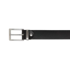 Cintura nera da Uomo Carrera con Texture a Puntini