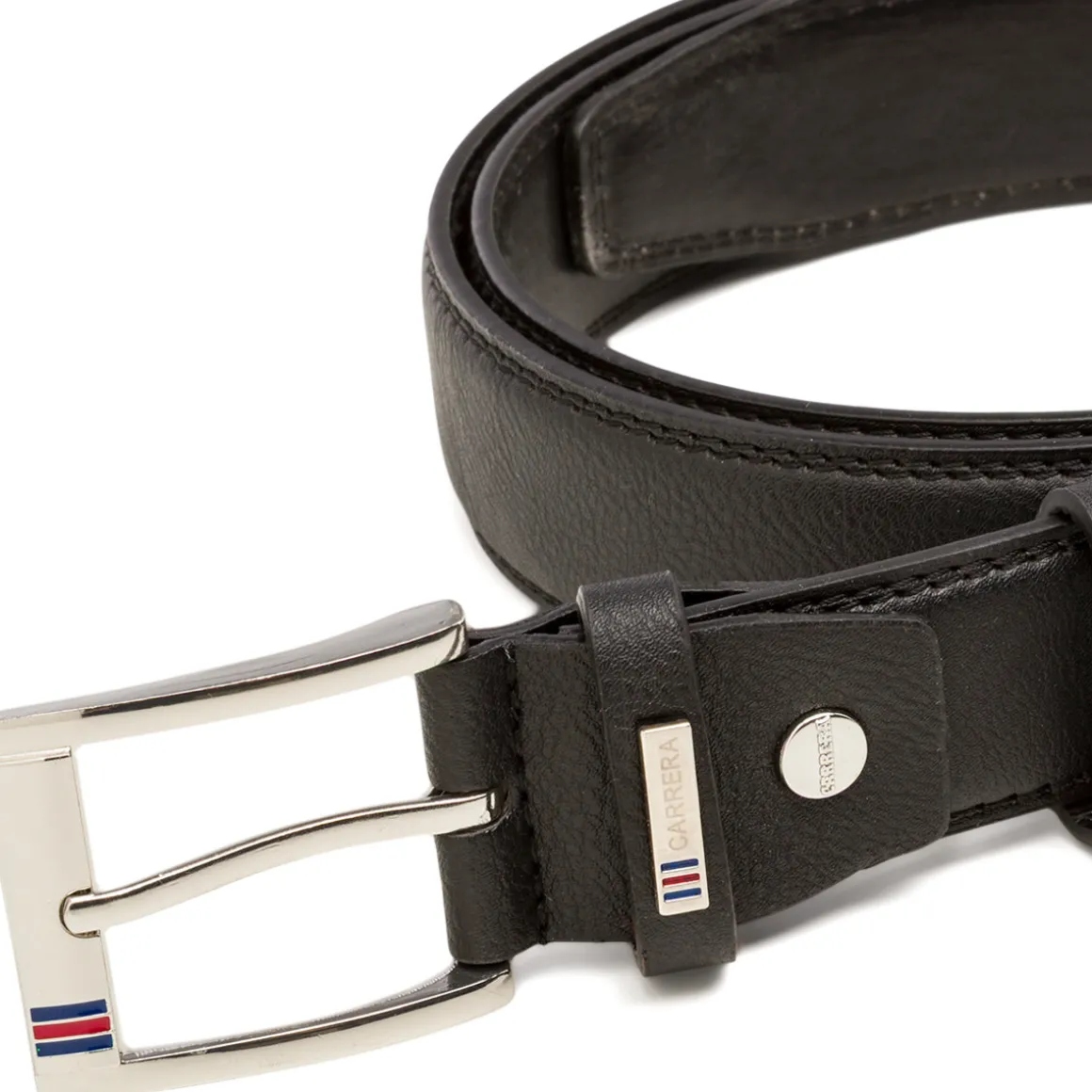 Cintura nera da Uomo con fibbia in metallo Carrera Jeans