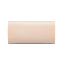 Clutch rigida Nude da donna con inserto in metallo frontale Lora Ferres
