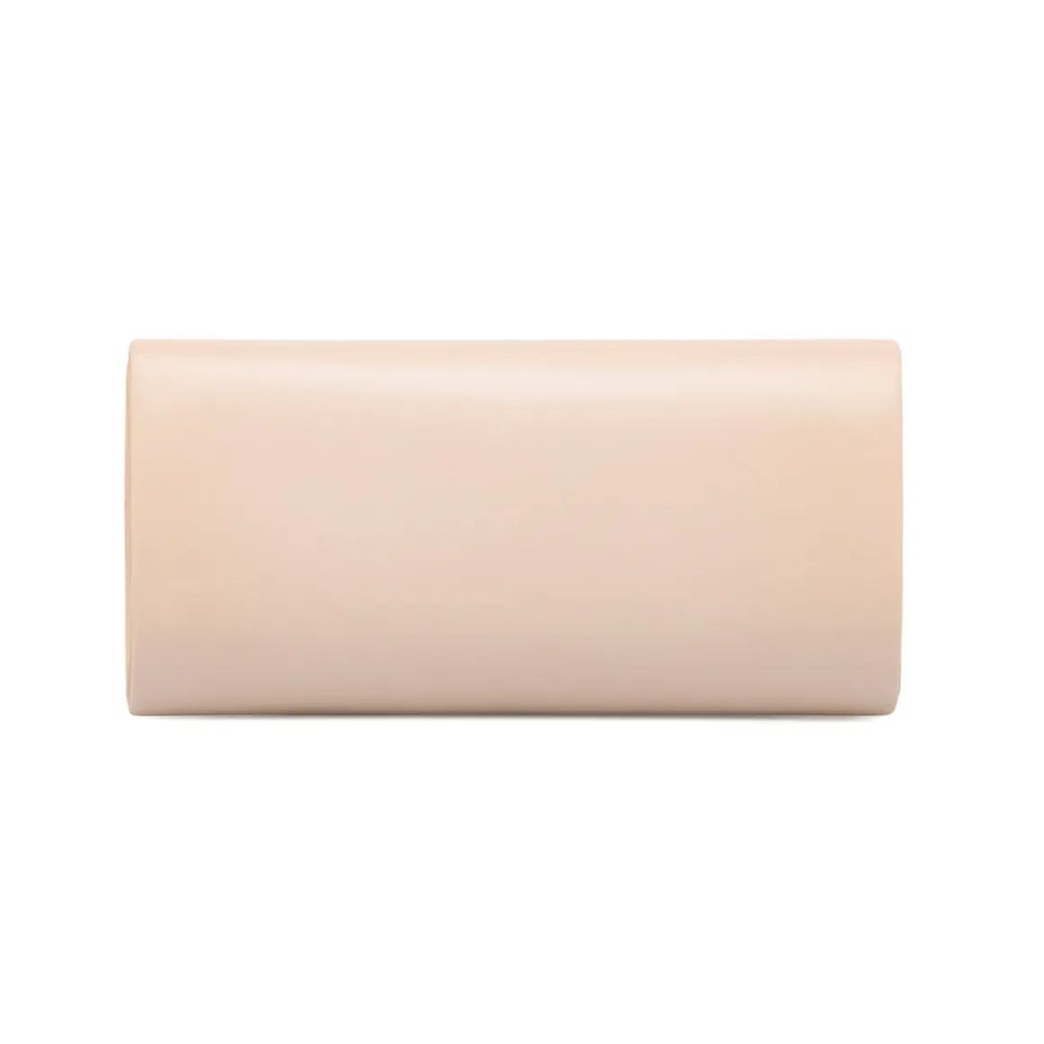 Clutch rigida Nude da donna con inserto in metallo frontale Lora Ferres
