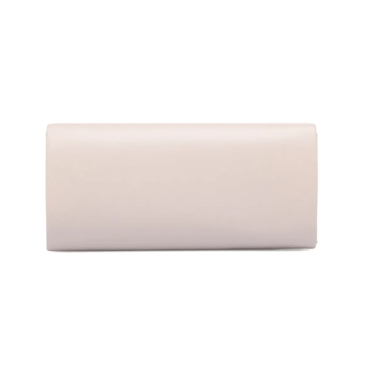 Clutch rigida Rosa da donna con inserto in metallo frontale Lora Ferres