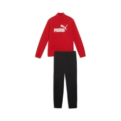 Completo Tuta sportiva rosso e nero da Ragazzo Poly Suit B Puma