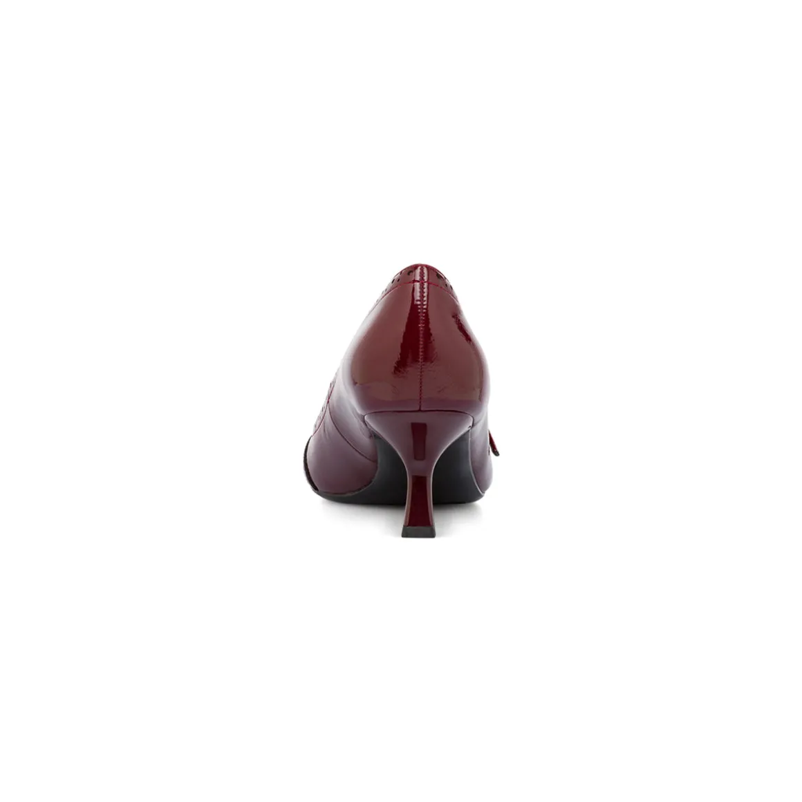 Décolleté bicolore bordeaux e nere da Donna con tacco 6 cm Swish Jeans