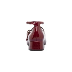 Décolleté bordeaux burgundy da donna con tacco 4 cm e cinturini Swish Jeans