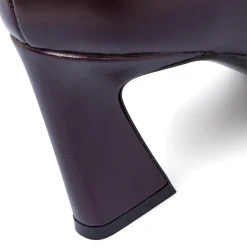 Décolleté bordeaux da Donna con tacco squadrato 7,5 cm Lora Ferres