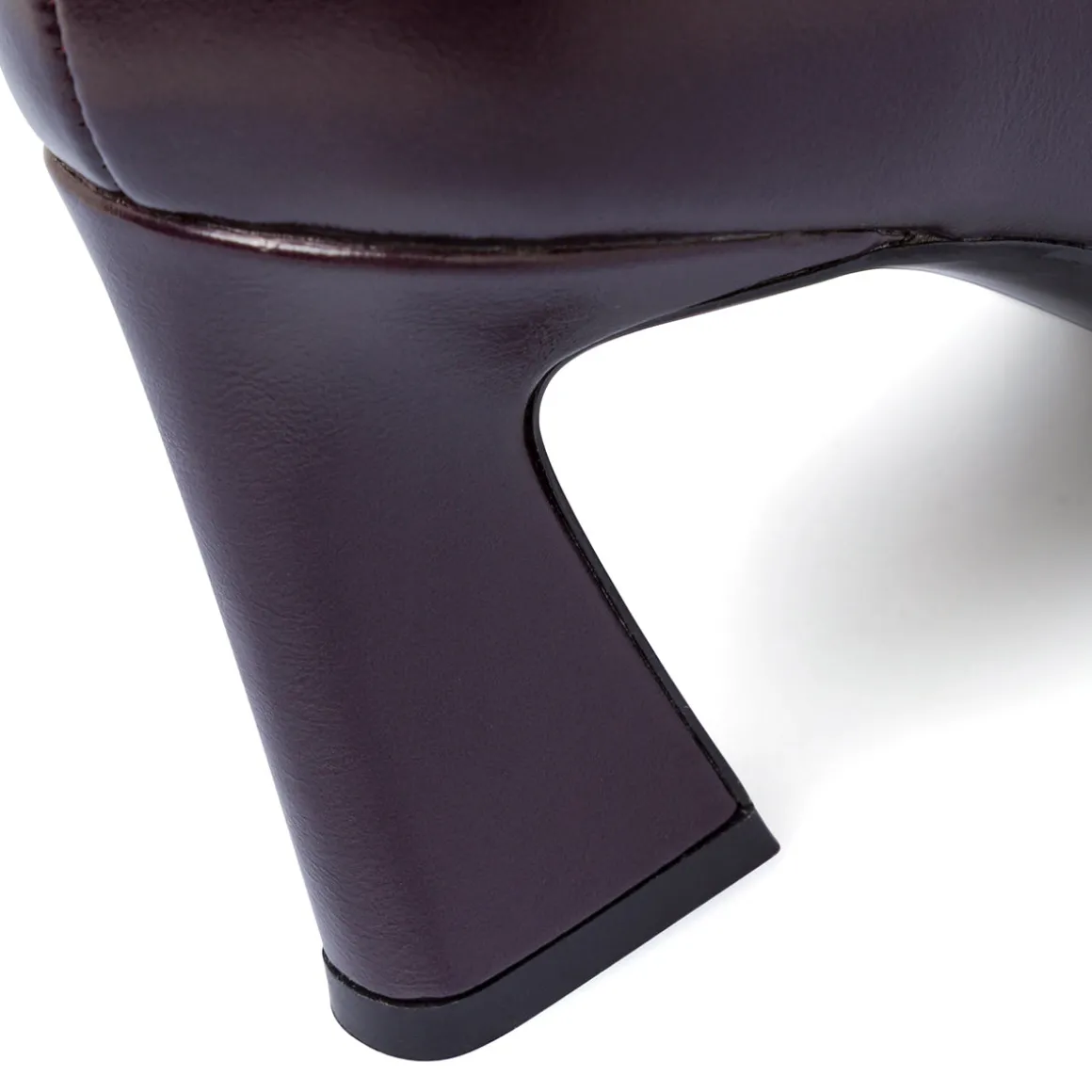 Décolleté bordeaux da Donna con tacco squadrato 7,5 cm Lora Ferres