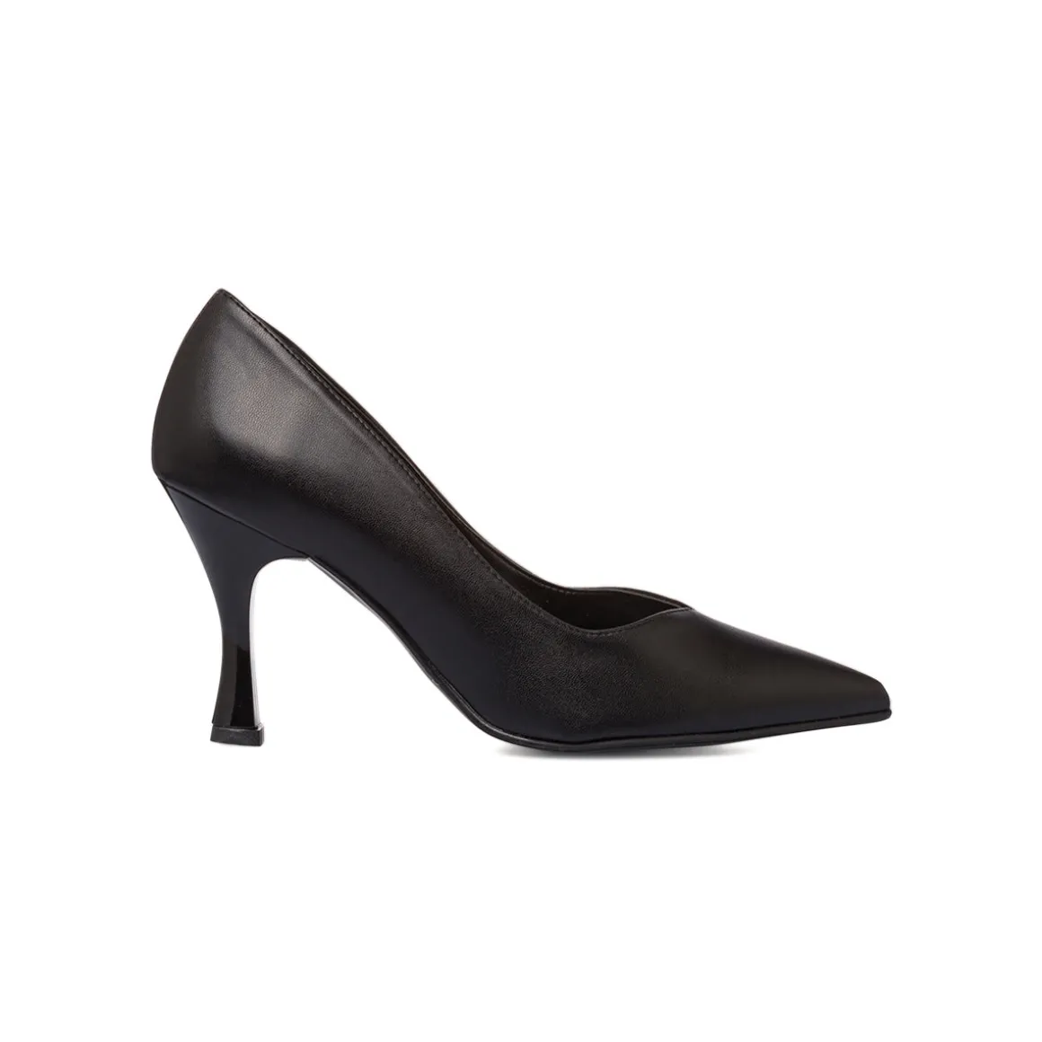 Décolleté da donna nere Lora Ferres con tacco 9 cm