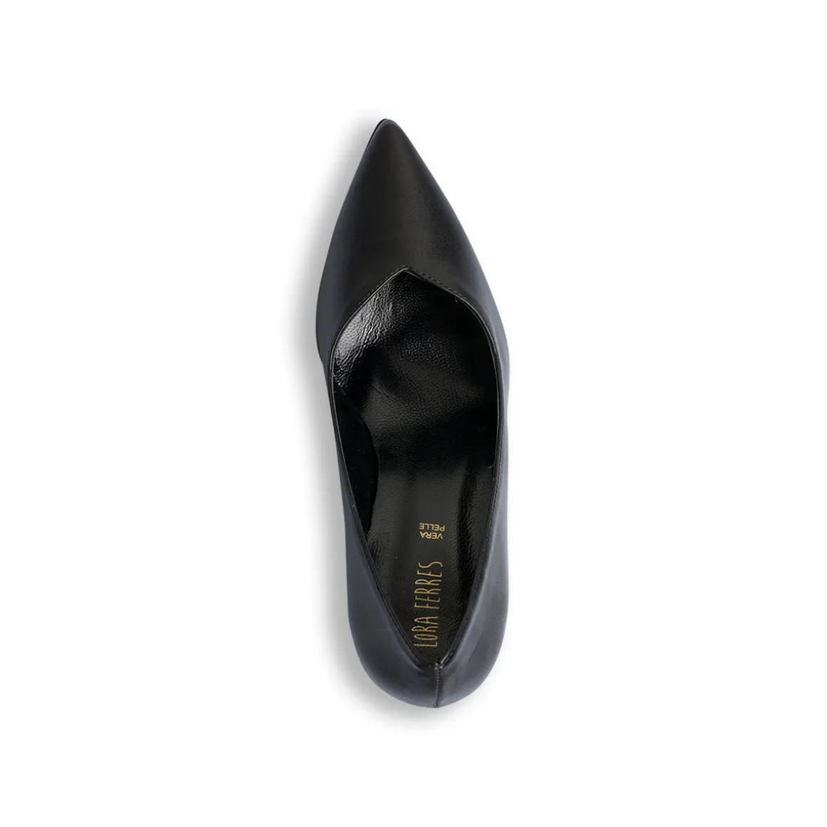 Décolleté da donna nere Lora Ferres con tacco 9 cm