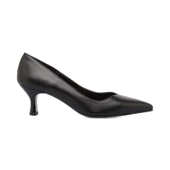 Décolleté da donna nero Lora Ferres con tacco 6 cm