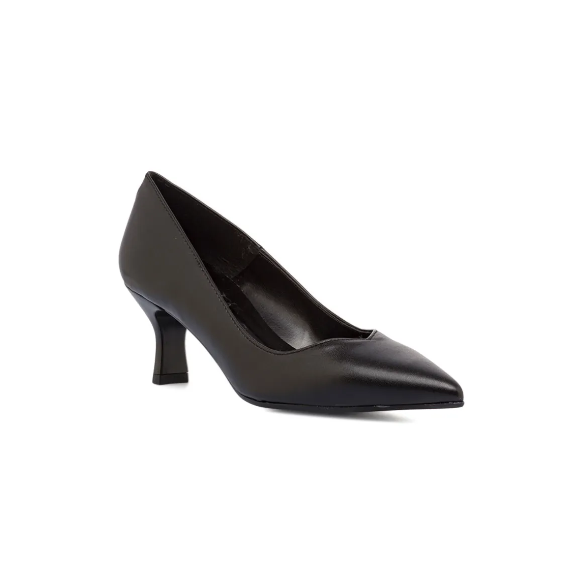 Décolleté da donna nero Lora Ferres con tacco 6 cm