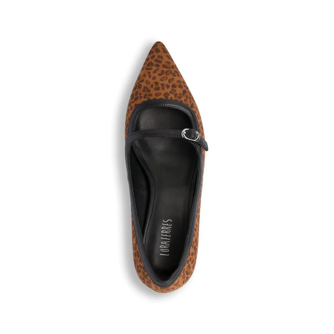 Décolleté leopardate da Donna con cinturino e tacco 5,5 cm Lora Ferres