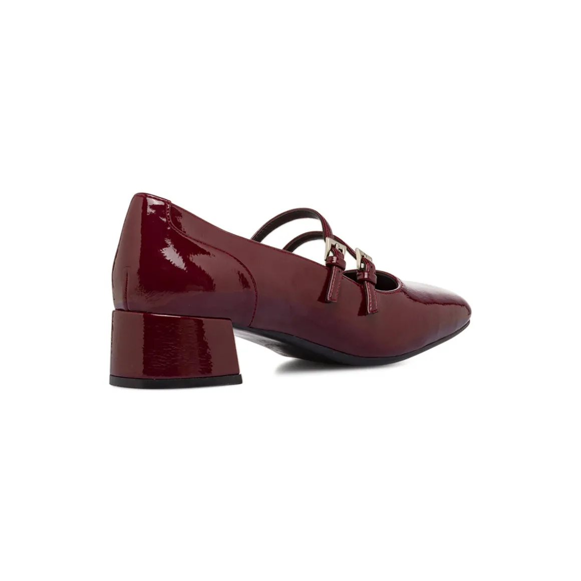 Décolleté Mary jane bordeaux da Donna con tacco Swish Jeans