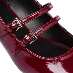 Décolleté Mary jane bordeaux da Donna con tacco Swish Jeans