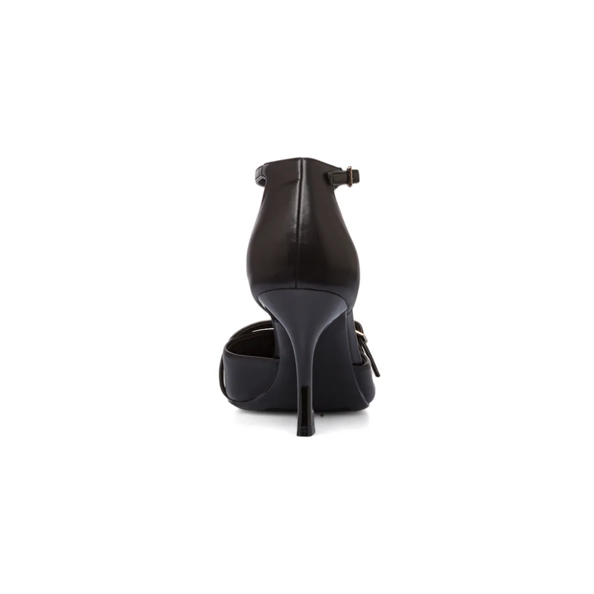 Décolleté Mary Jane da donna nere con cinturini e tacco a campana 8,5 cm Lora Ferres