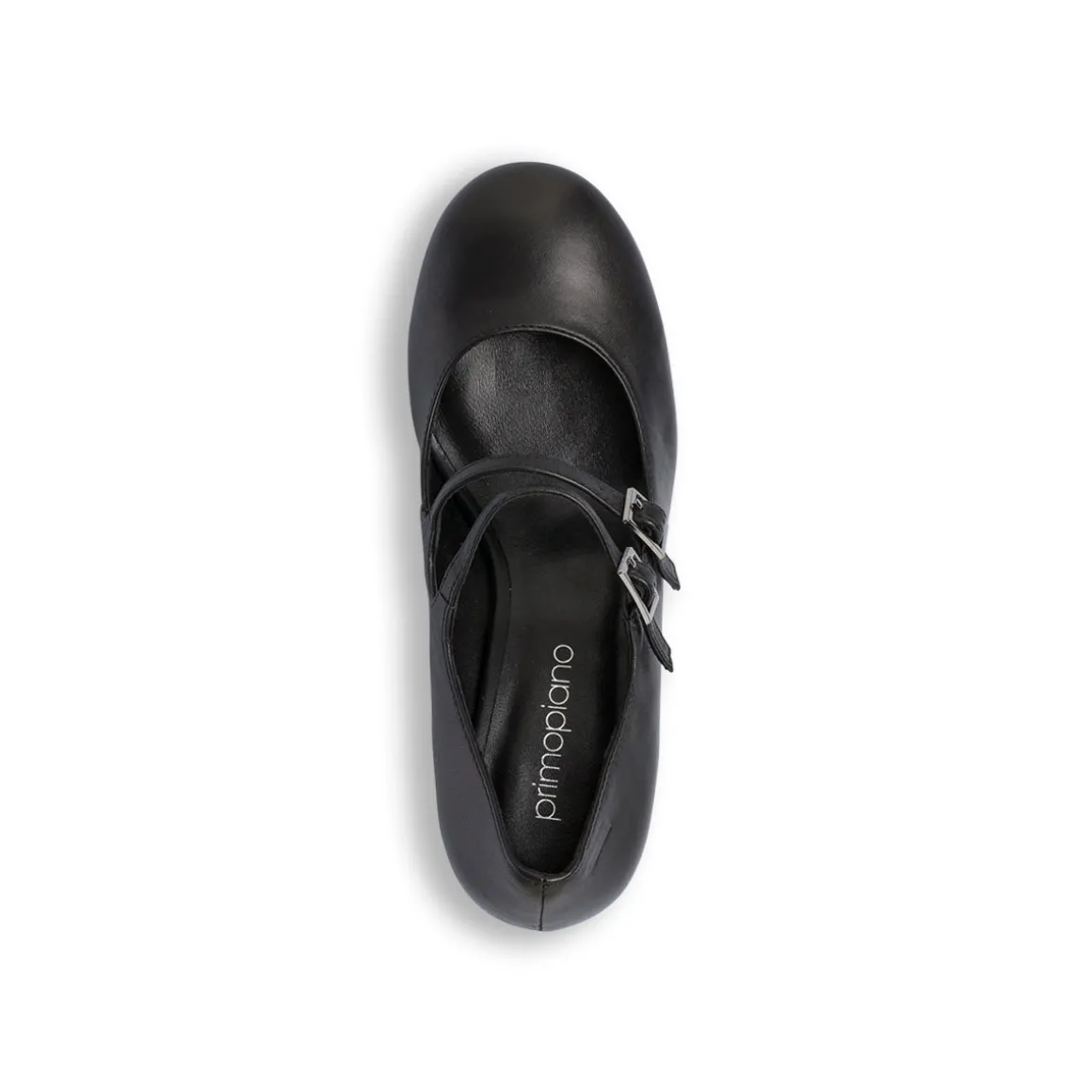 Décolleté Mary Jane nere da Donna in pelle con tacco 6,5 cm Primopiano