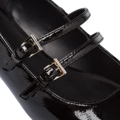 Décolleté Mary jane nere da Donna effetto vernice e tacco Swish Jeans