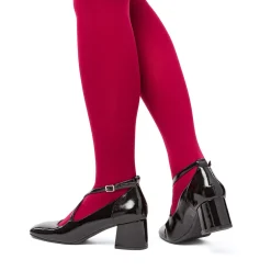 Décolleté nere da donna effetto vernice con tacco 5,5 cm Swish Jeans