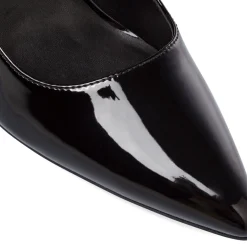 Décolleté nere da Donna effetto vernice e tacco 9 cm Lora Ferres