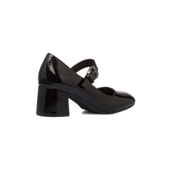 Décolleté nere effetto vernice da donna con tacco 5,5 cm Swish Jeans