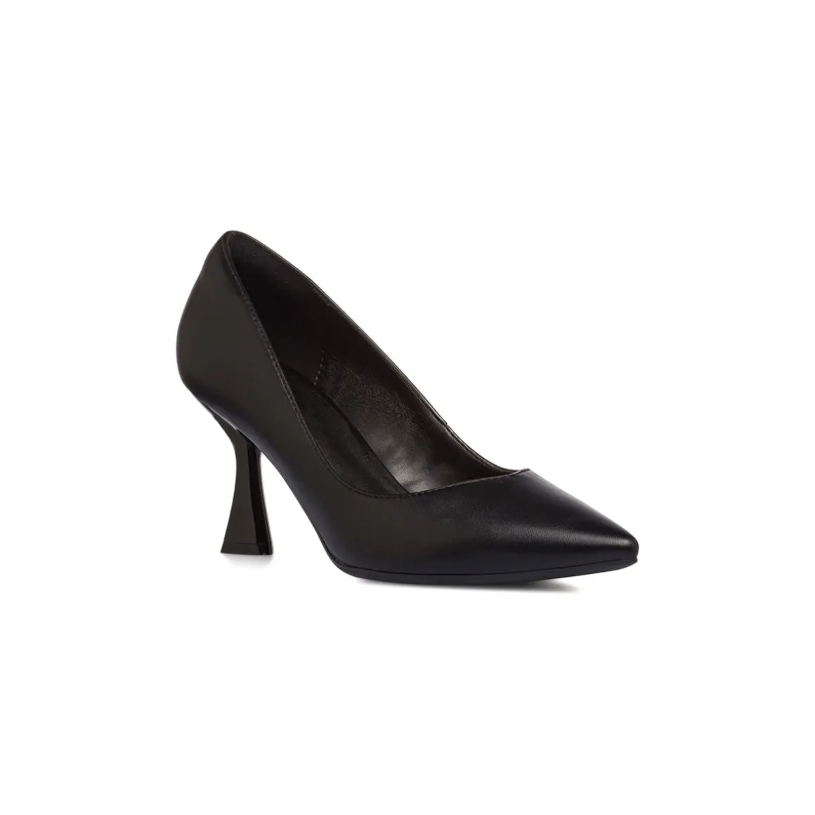 Décolleté nere Lora Ferres da donna con tacco rocchetto 7,5 cm