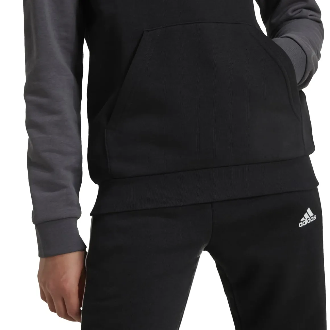 Felpa bambino con cappuccio Essentials Big Logo Colorblock